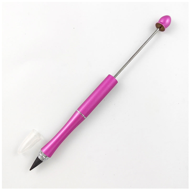 Wholesale Beadable Pencil Metal  DIY for Beaded Pen With Eraser